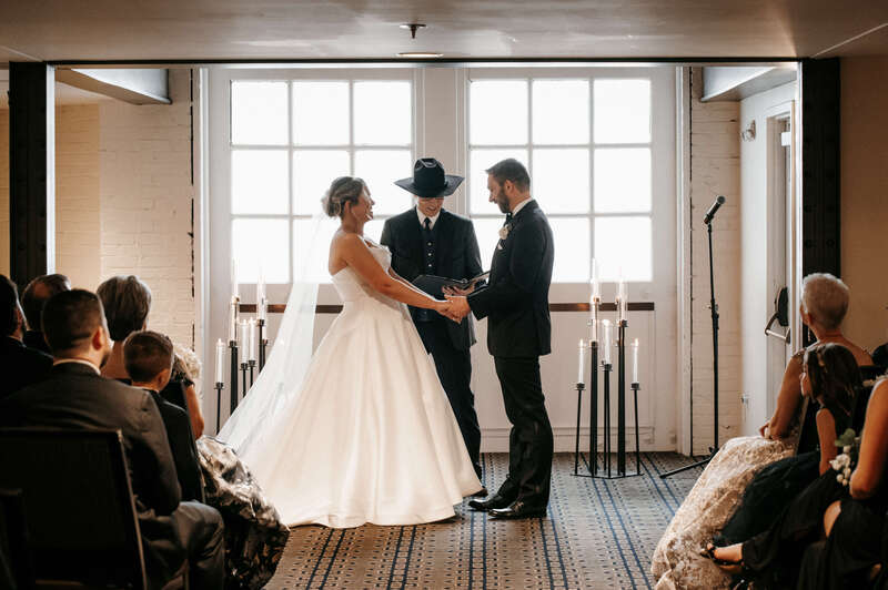 Wedding ceremony at the Oxford Hotel