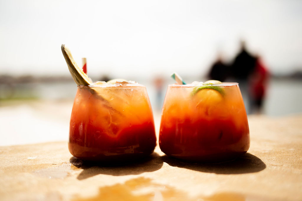 build your own bloody mary drinks
