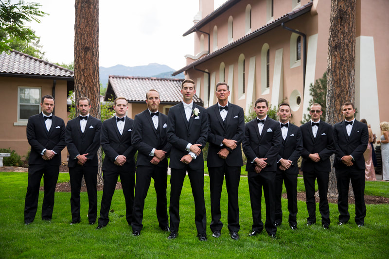 Broadmoor Wedding Groomsmen Photo
